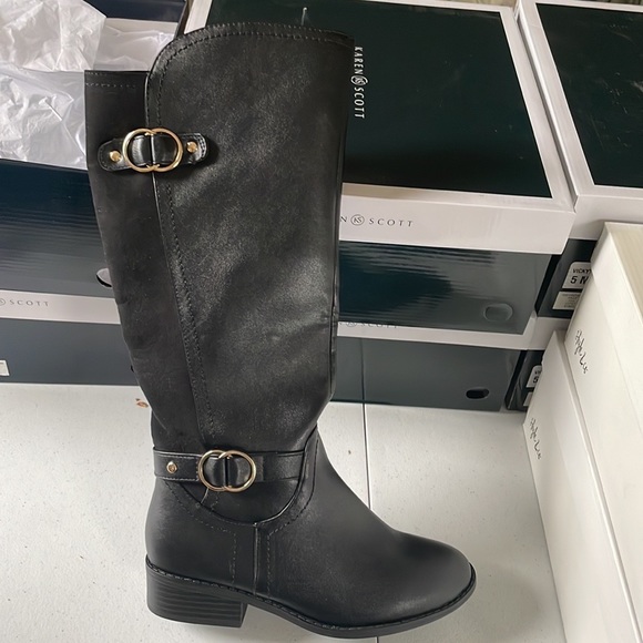 Karen Scott Shoes - Leandraa Riding Boots brand new in box!!!